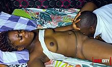 intensely sucking and licking pussy with monster black cock in hardcore doggystyle action