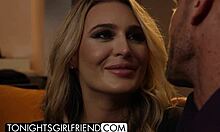 Ella Reese Sucks And Fucks Her Friend's Big Tits In Lingerie