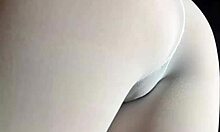 Milf Big Firm Ass In White Pantyhose Heels