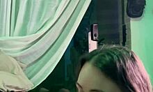 Cunhada covered in cum after anal and handjob