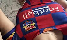 Hot Cheerleader Feels Intense Pleasure Fucking Two Cocks