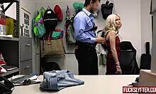 Sweet Emma Rosie confesses with extra cock sucking and pussy play at work