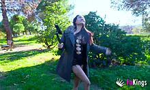 Allison Sweet Colombian Latina Flashes Tits And Blows Cock On The Street