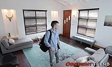 Fetish teen untied to suck and fuck big cock