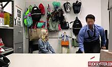 Sweet Emma Rosie confesses with extra cock sucking and pussy play at work