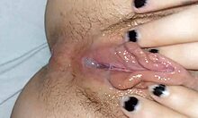 i got this spectacular cumshot in my vagina from big cock in amateur pov