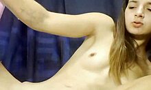 Amateur slut gets double stuffed with fantasy dildo