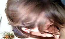 Curvy Blonde Amateur Homemade Oral Handjob