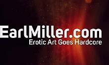 small boobed brunette janie jones uses a glass toy for self-pleasure