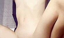 Amateur slut gets double stuffed with fantasy dildo