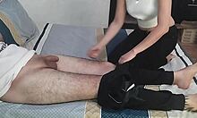 I suck the teacher's whole dick so my stepson passes the class