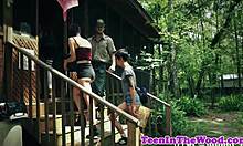 Oh, Stranded Teen Deepthroats Before Getting Spooned!