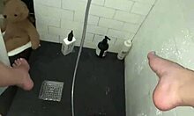 Arabian Snowwhite, Young Saudi Escort, Masturbates Tight Pussy in Shower in Los Angeles