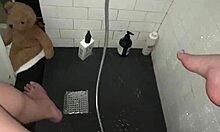 Arabian Snowwhite, Young Saudi Escort, Masturbates Tight Pussy in Shower in Los Angeles