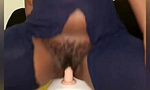 Beautiful Ebony Teases with Solo Play in Homemade Clip