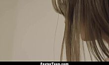 foster parents hide camera in gift to watch teen 18+ threesome