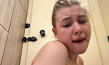 extreme public masturbate close up sitting on face with wet shaved pussy