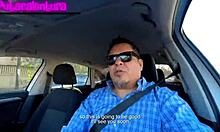 DIABLA in CASTING REDEEMED from CAR to ROUND COUCH with CREAMPIE