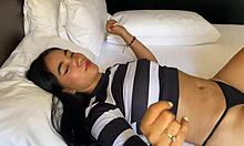 Shy stepsister wants her first titty meal 😏