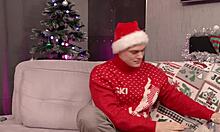 this asian slut will remember this christmas for the rest of her life