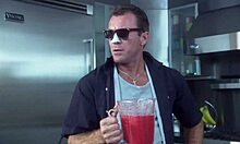 Kaoruko, the Asian girl, craves two cocks and cum all over her face. She rides hard!