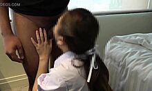 school's back, wanna fuck my cute thai sister in uniform? her moans are adorable