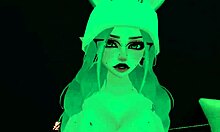 Muscle mommy rails her gf