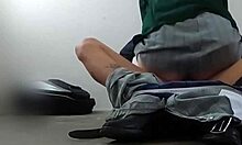 Mexican student asks, Want to fuck in the warehouse?