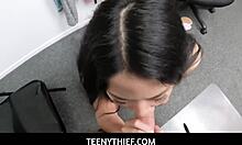 Teen Shoplifter Obeys Officer in Office Encounter