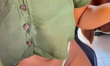 wife with big black guy in motel, cuckold films her cumming on his dick, he cums on her face and body, cuckold cums in her mouth