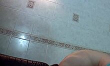 would you fuck this pretty girl's hairy pussy in the bath