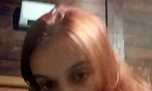 The beautiful redhead gives a delicious blowjob for the first time in this amateur video.