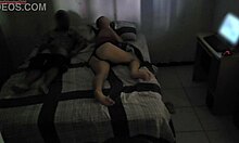 Why is the stepmom sharing the bed with her stepson?