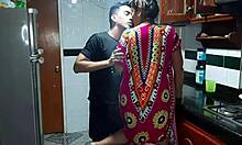 Trying My Stepmother's Delicious Pussy In The Kitchen Full Video