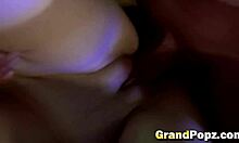 Reverse Cowgirl Blonde Teen 18+ Riding Old Stud