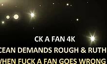 Aletta Ocean Wears Lingerie, Dives Muff, Rides Fan's French Cock!