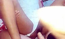 Real Sex with My Lesbian Neighbor Fucks Me Hard Pt1