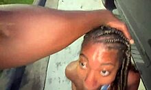 Wow, trucker girl sucks my dick like a slut