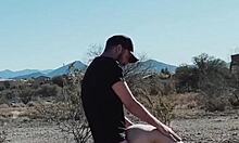 Risky Sex on the Roadside - We Almost Got Caught!