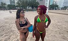 A couple shares intimate midnight moments together