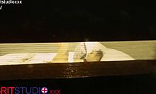 I watch my slutty neighbor masturbating her big ass