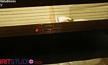 I watch my slutty neighbor masturbating her big ass