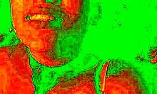 Exotic bluee displays pleasure as pussy licked homemade