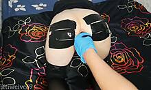 与我的女同性恋邻居真实性爱，她来到我家并好好操我 pt1