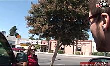 Brunette Teen 18+ With Small 18+ Tits And A Hairy Pussy Pick Up At The Street