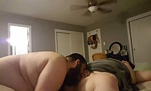 Eating BBW Wife's Tight Pussy Asshole Orgasms