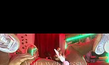 two didos on my both holes dripping wet pussy pov