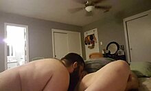 Eating BBW Wife's Tight Pussy Asshole Orgasms