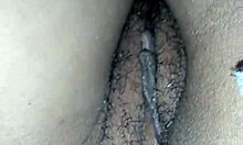 Close-Up Video Of Wet Ebony Pussy With Big Black Cock.