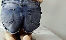 my submissive neighbor does whatever i ask and i finish on her back after footjob